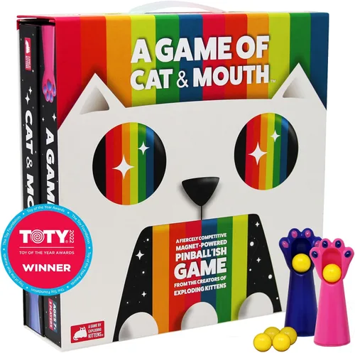 Exploding Kittens - Juego de cartas A Game of Cat and Mouth, para adultos, familia, adolescentes y niños