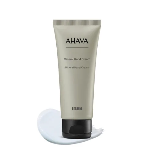 AHAVA Crema mineral para manos para hombre, nutritiva y de rápida absorción, suaviza y alivia las manos, previene la sequedad, enriquecida con