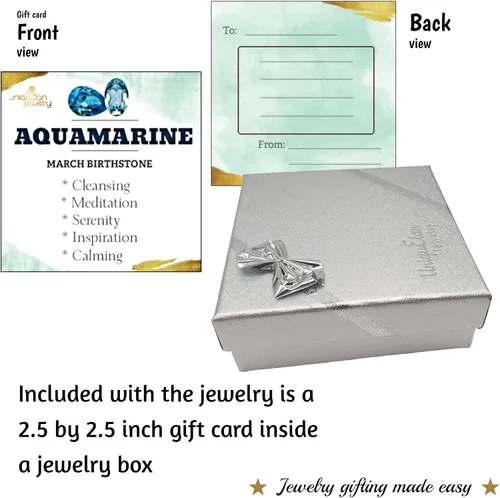 Miniatura 63 de Natural raw gemstone stud earrings with white gold over 925 sterling silver, 6 to 7mm rough genuine quality birthstone gift for her, Uniquelan