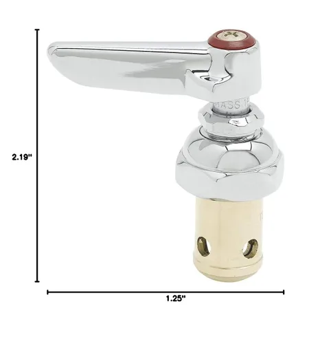 Miniatura 3 de Conjunto de eje T&S Brass Eterna, mano derecha (caliente)