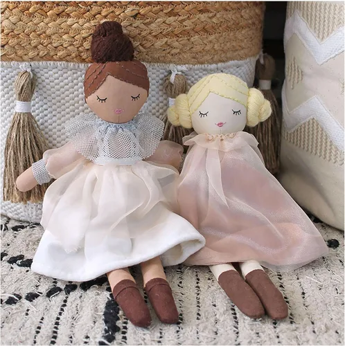 Miniatura 3 de Crane Baby Juguetes para niños y niñas, muñeca de bebé de felpa reconfortante, Josephine
