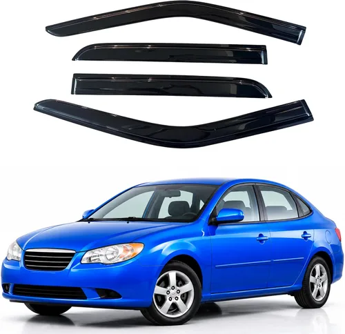 Miniatura 103 de Visor para ventana IG para Hyundai Venue 2020-2023, protector contra la lluvia, adhesivo extra duradero, deflector de viento para lado