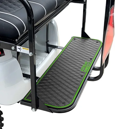 Miniatura 10 de Xtreme Mats - Tapete para carrito de golf para escalones de reposapiés orientados hacia atrás y kits de asiento trasero, forro de goma para Genesis