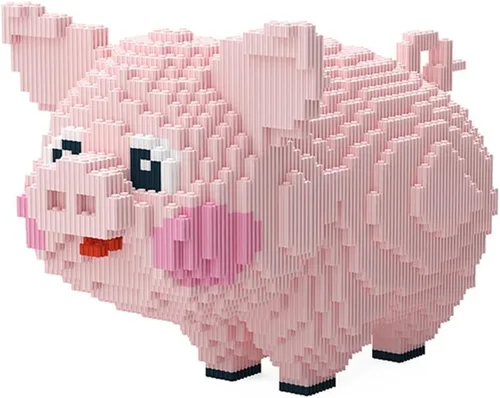 BDYDT Animal Pig - Juego de bloques de construcción de 2745 piezas, regalo para adultos y niños a partir de 14 años