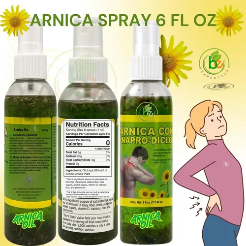 Miniatura 9 de Combo de masaje de árnica, aceite de 6 onzas líquidas + gel de 4.23 onzas, juego tópico natural para músculos y articulaciones, absorción rápida