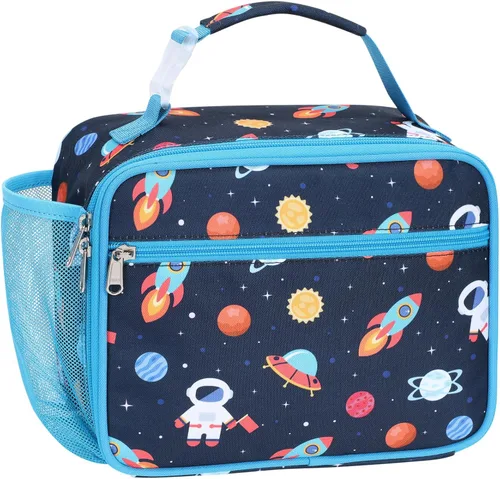 Miniatura 25 de Bagseri Lonchera para Niños Varones - Lonchera Aislada para Niños Reutilizable a Prueba de Fugas Lonchera para Niños Varones con Soporte para Fósil