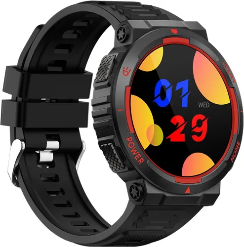 Miniatura 17 de Military Smart Watch for Men with LED Flashlight Tactical Smart Watch 1.53”HD Screen Rugged Smartwatch 3ATM Waterproof 100+ Sports Fitness Tracker