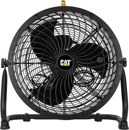 Miniatura 5 de CAT Ventiladores - Ventilador de tambor de alta velocidad de 18 pulgadas con hoja de grado industrial resistente (amarillo, 2 en 1): 3,400 CFM