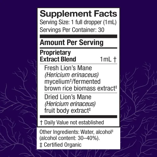 Miniatura 2 de Host Defense Paquete con extracto de melena de león, 1 onza líquida y extracto de Cordyceps, 1 onza líquida – Apoya la salud cerebral, la memoria