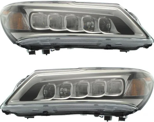 Miniatura 6 de Para Acura MDX Faro Asamblea 2014 2015 2016 lado del conductor LED CAPA para AC2502125 33150-TZ5-A01