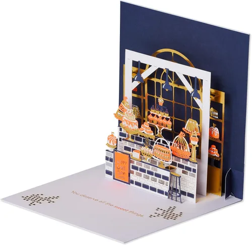 Miniatura 8 de American Greetings Tarjeta de cumpleaños desplegable (buquet)