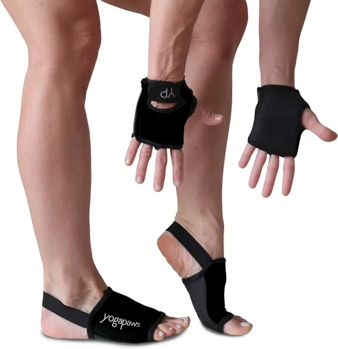 YogaPaws SkinThin - Guantes de yoga antideslizantes y calcetines de yoga para mujeres y hombres para yoga caliente, crossfit, ciclismo, para manos
