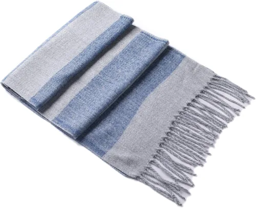 Miniatura 136 de Alpine Swiss Bufanda a cuadros para hombre, ultra suave, chal de invierno, cálido, ligero, para clima frío