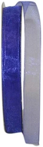 Miniatura 66 de Reliant Ribbon 25621-053-09C Cinta transparente de gasa, 1-1/2 pulgadas x 100 yardas, azul