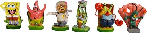 Miniatura 2 de Penn-Plax Spongebob Squarepants Casa de la Isla de Pascua de Squidward - Adorno de acuario con licencia oficial - Mediano (SBR11)