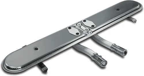 GrillPro 25819 - Quemador de barra para parrilla de ajuste universal, 19 pulgadas, color plateado
