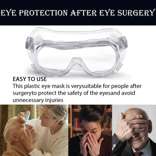 Miniatura 4 de Gafas de protección ajustables para pestañas y cejas, protectores de ducha, protectores para ojos post-LASIK, diseño compatible con gafas