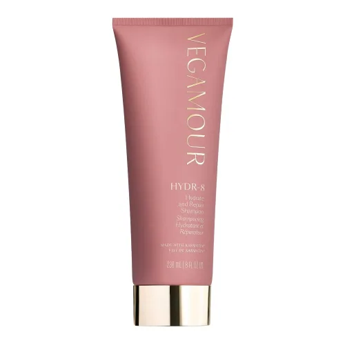 VEGAMOUR HYDR-8 Hydrate and Repair Shampoo | Limpia e hidrata el cabello seco y dañado con aminoácidos y Karmatin™ | Limpio, vegano, libre de