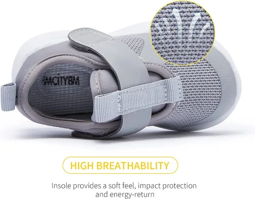 Miniatura 4 de BMCiTYBM Zapatos deportivos para niños y niñas, ligeros, transpirables, atléticos para correr (bebébebéniños pequeños)