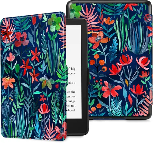 Miniatura 10 de Fintie Slimshell - Funda para Kindle Paperwhite 6.8 pulgadas (11ª generación-2021) y Kindle Paperwhite Signature Edition, liviana, de piel sintética
