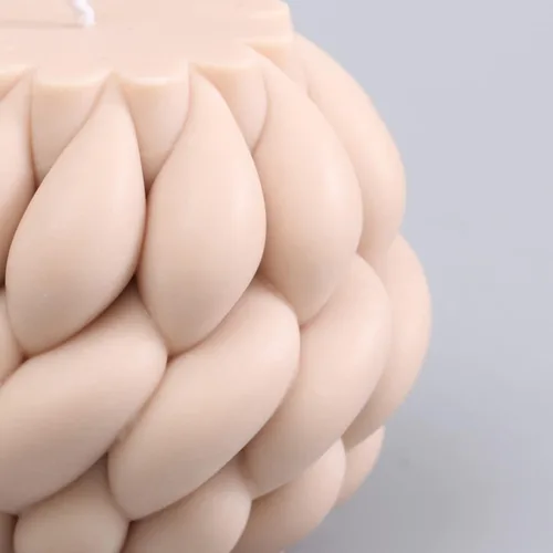 Miniatura 5 de BOOWAN NICOLE Molde de silicona para velas para hacer velas, moldes de fundición de resina epoxi, velas de aromaterapia, cera, jabones, arcilla