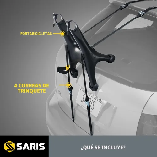 Miniatura 5 de Saris Portabicicletas, compacto solo montado en el tronco, 1 bicicleta, negro