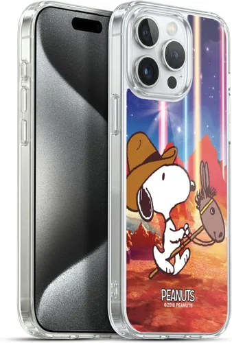 Miniatura 9 de Head Case Designs Funda de gel con licencia oficial de Peanuts Nebula Cactus Needles Snoopy Space Cowboy [protección de grado militar] compatible