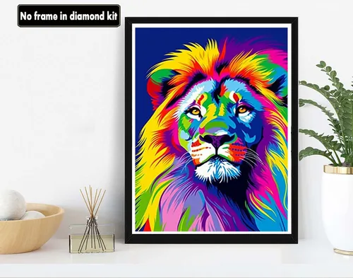 VAIIEYO Pintura acrílica por números para adultos, animal tigre, kit de pintura al óleo de bricolaje, lienzo, pintura de dibujo con pinceles para