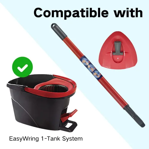 Miniatura 6 de Accesorios de repuesto compatibles con O-ceda 1 sistema de tanque Spin Mop 1 Mango 1 Base