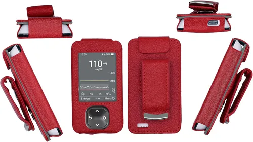 Miniatura 7 de Funda Premium (con clip para cinturón/cordón) para Dexcom G7 (negro)