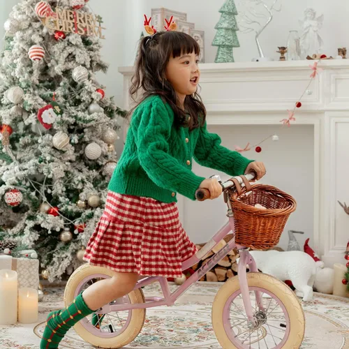Miniatura 6 de ACEGER Bicicleta de equilibrio de 12" para niños con canasta, bicicleta para niños pequeños para fortalecer las piernas y mejorar el equilibrio