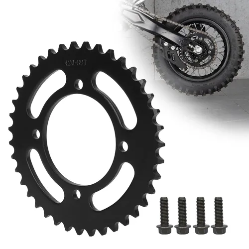 Miniatura 15 de RUTU Piñón de Cadena 420 Piñón Trasero 35 Dientes 76mm para Motocicletas Chinas de 50 70 90 110 125 140cc 150 160 170 Cc Apollo RFZ CRF50 XR50 SDG