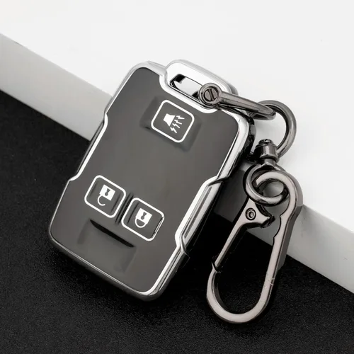 Miniatura 6 de Funda para llavero GMC con llavero, funda de TPU suave para llave de automóvil para Chevy Colorado Silverado Suburban Tahoe GMC Canyon Sierra Yukon