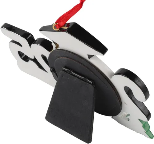 Miniatura 4 de Adorno personalizado para graduado 2025, adorno de Navidad de graduación de clase 2025, adornos de marco de fotos de graduación de felicitaciones