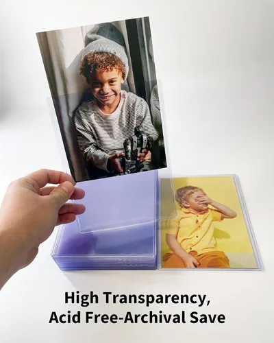 Miniatura 5 de Toploader de 5 x 7 – Protectores de fotos rígidos transparentes para tus recuerdos preciosos – Fundas de plástico duro duraderas, paquete de 25