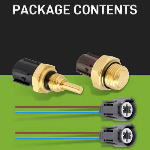 Miniatura 7 de Sensor de temperatura del refrigerante con conector de sensor de temperatura del refrigerante compatible con Honda Civic Compatible con Isuzu Oasis