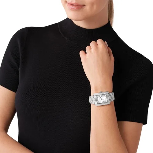 Miniatura 4 de Michael Kors Emery Three-Hand Stainless Steel Watch