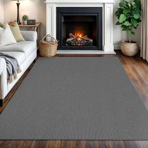 Miniatura 88 de IOHOUZE Alfombra de Área Lavable 4x6 Antideslizante con Respaldo de Goma Alfombras Tejidas para Entrada Interior Alfombras de Dormitorio Alfombra