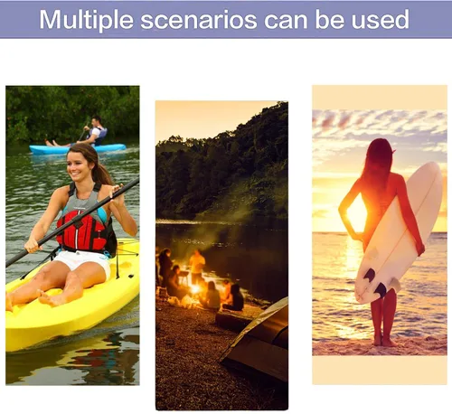Miniatura 7 de Bolsas secas impermeables, ultraligeras, bolsas impermeables de 10L/20L/40L/70L, saco superior enrollable para kayak, playa, rafting, canotaje