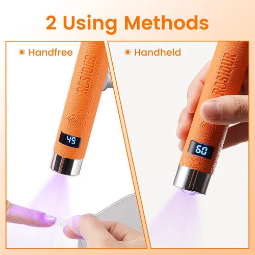 Miniatura 3 de Mini Lámpara UV para Uñas de Gel - Lámpara de Curación Rápida de Flash Manual con Soporte - Recargable Lámpara UV LED de Curación con Sensor