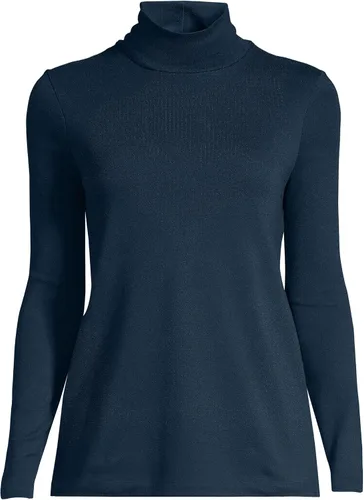 Miniatura 9 de Lands' End Supima - Suéter de cuello alto y mangas largas para mujer