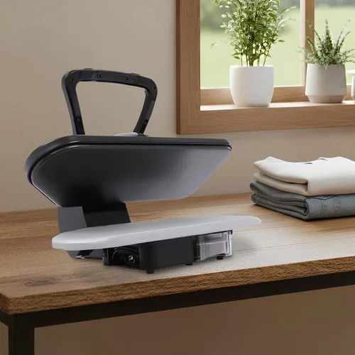Miniatura 2 de Gdrasuya10 Prensa de vapor inteligente de 1600 W, tabla de planchar grande de 35.8 pulgadas con 5 modos de tela y voz AI, tanque de 0.26 galones