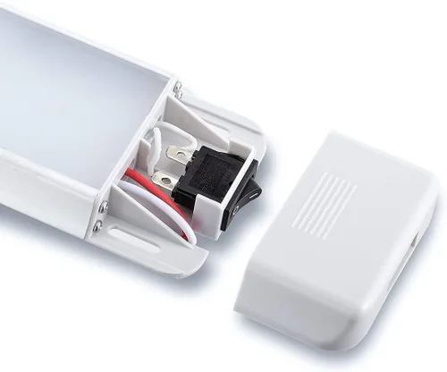 Miniatura 5 de Raycharm Lámpara LED para interiores de 34.2 x 2.6 pulgadas, salida de alto lúmenes de baja corriente de consumo energético, lente esmerilada