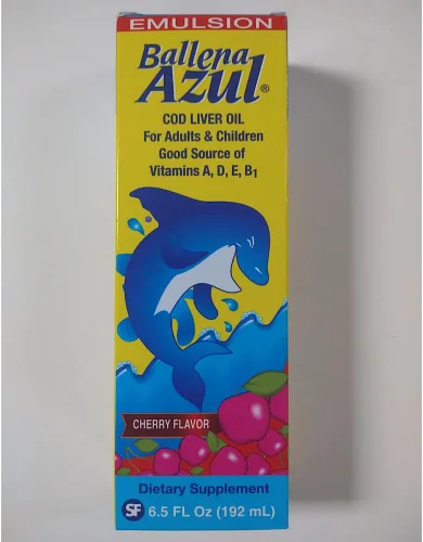 Miniatura 7 de Ballena Azul Aceite de Hígado de Bacalao para Adultos y Niños, Aceite de Hígado de Bacalao para Adultos y Niños, Buena Fuente de Vitaminas A, D, E