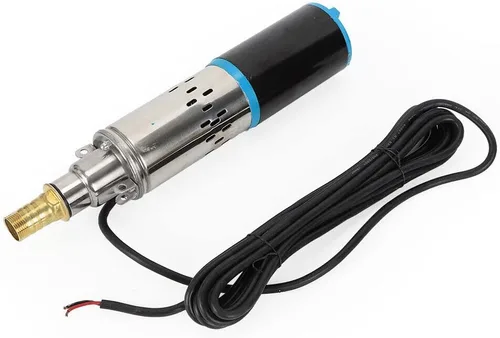 Miniatura 19 de Bomba sumergible de pozo profundo, bomba de agua de acero inoxidable de 12 V 180 W CC, flujo de 6.6 GPM, elevación de 82 pies, para riego de ranchos