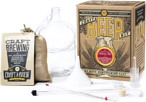 Craft A Brew - White House Honey Ale - Kit de elaboración de cerveza - Haz tu propia cerveza artesanal - Equipo completo y suministros - Kit de