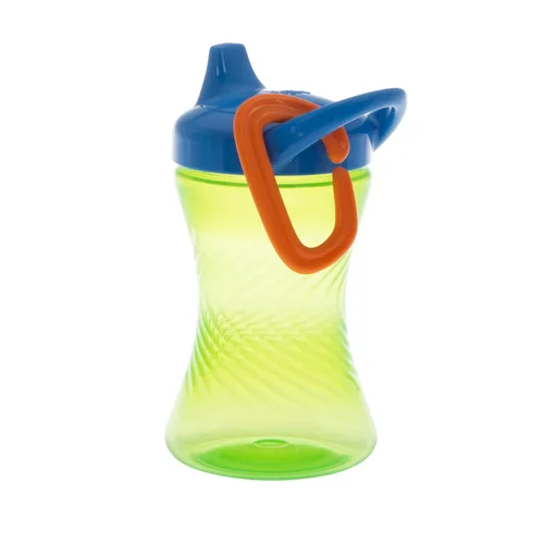 Miniatura 5 de Nuby Vaso antiderrames con boquilla dura de fácil agarre, de 10 onzas, para bebés de 6 meses, color verde/rojo/azul (paquete de 36)