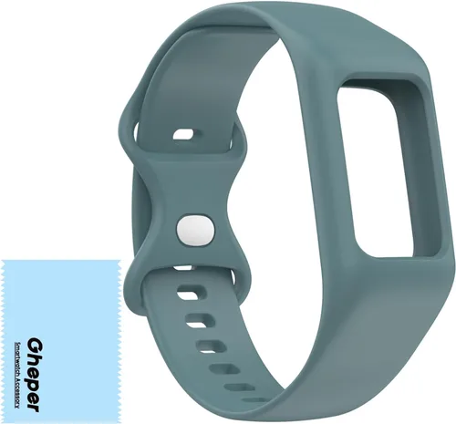 Miniatura 20 de Correa de reloj suave compatible con Fitbit Charge 6, Charge 5, Charge 4, Charge 3/3SE, correa de muñeca de silicona protectora todo en uno, correa