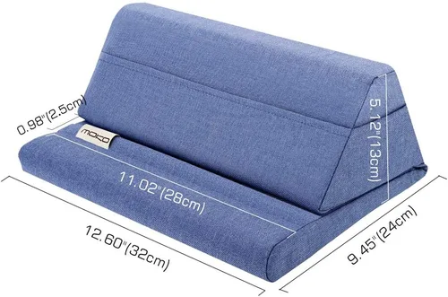 Miniatura 8 de Moko Soporte de almohada para tablet, suave soporte de almohada de cama de regalo de Navidad para almohadilla de hasta 11 pulgadas, se adapta a iPad