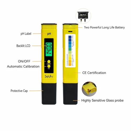 Miniatura 2 de Medidor de pH para probador de agua, monitor de lápiz, medidor de pH de agua, calidad 0.01, tamaño de bolsillo de alta precisión con rango
